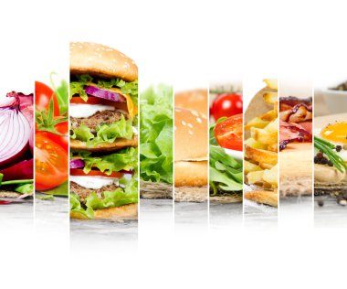 Hamburger Mix dilimleri