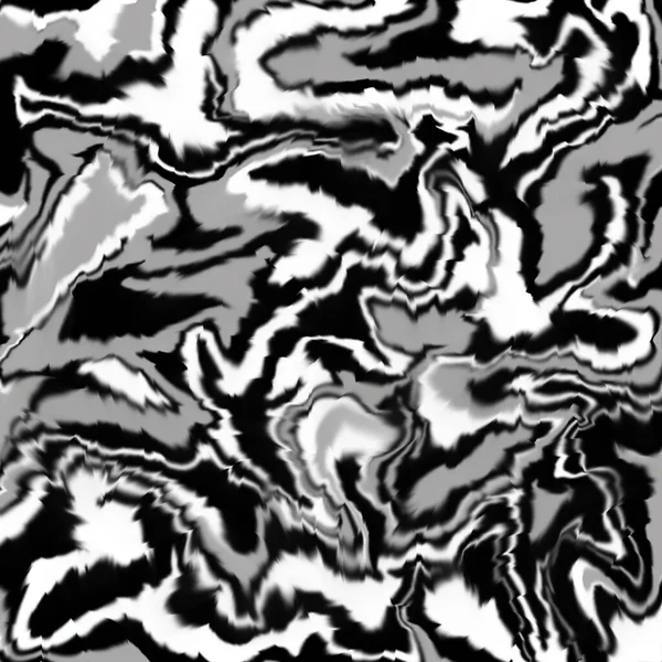 Fondo Mármol Líquido Blanco Negro Abstracto Textura Moderna Ilustración Vectorial — Vector de stock
