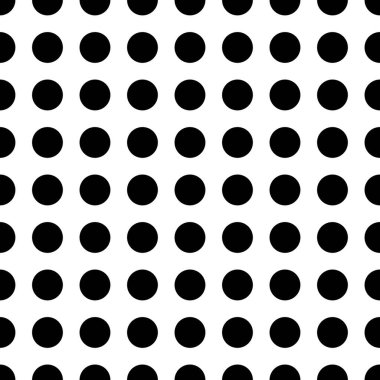 Kusursuz desen. Siyah halkalı beyaz arka plan. Vektör illüstrasyonu.