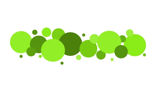 Grüne Abstrakte Punkte Hintergrund Vektorillustration — Stockvektor