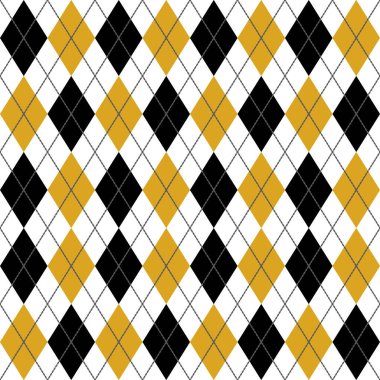 Argyle deseni pürüzsüz arkaplan. Vektör.