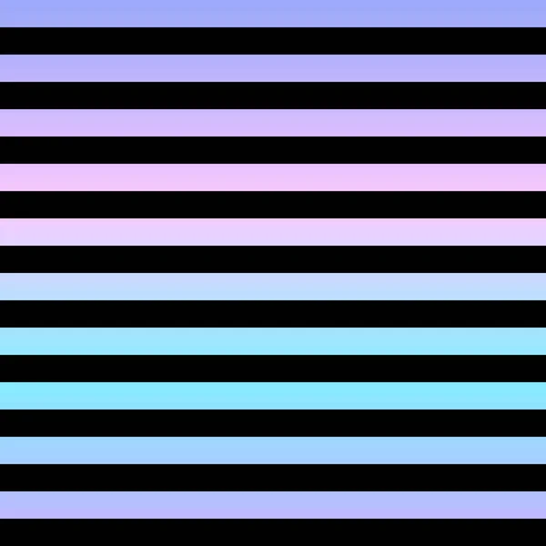 Черные Радужные Градиентные Полосы Бесшовный Узор Векторная Иллюстрация — стоковый вектор