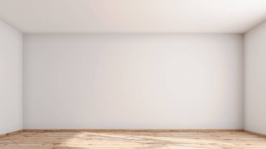 Ahşap zeminli boş, düz bir iç zemin