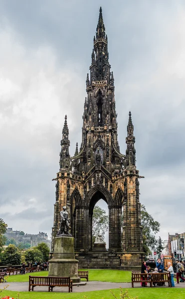 Scott Monument v Edinburghu, Skotsko — Stock fotografie