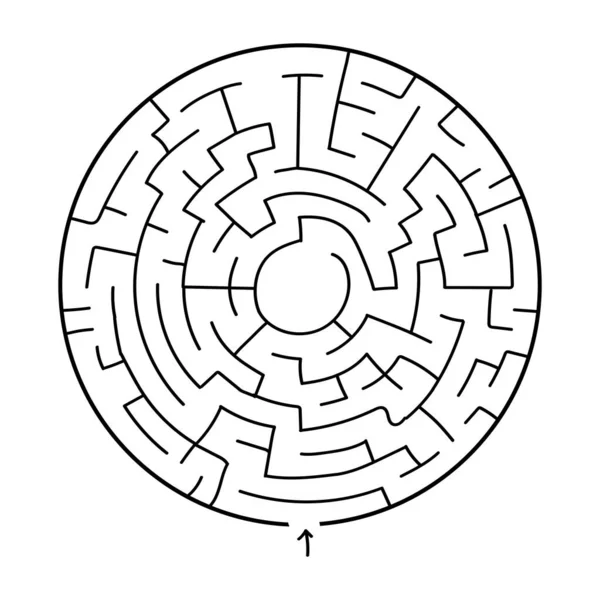 Labirintos de labirintos abstratos com entrada e saída. labirintos. — Fotografia de Stock