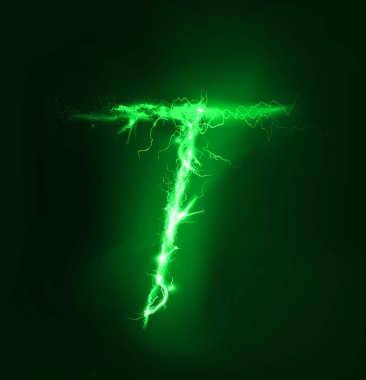 Alfabe elektrik aydınlatma, gök gürültüsü fırtına etkisi yapılmış. 