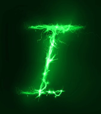 Alfabe elektrik aydınlatma, gök gürültüsü fırtına etkisi yapılmış. 