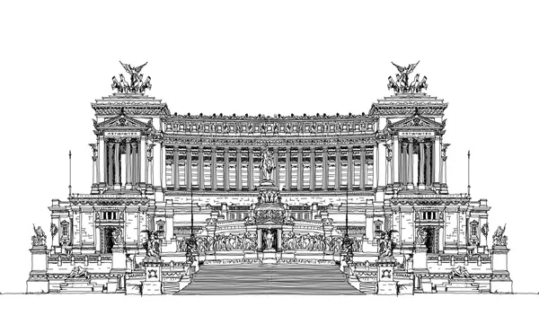 Sunak (Altare della Patria) 1925 vatanın. Piazza Venezia. Vittorio Emanuele II Roma, İtalya. Robot resim koleksiyonu