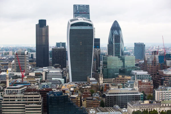 City of London vista aerea, Londra Regno Unito — Foto Stock