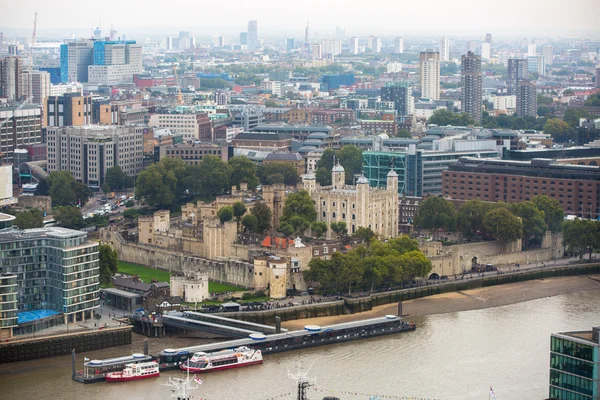 Лондонский Тауэр, вид с воздуха — стоковое фото