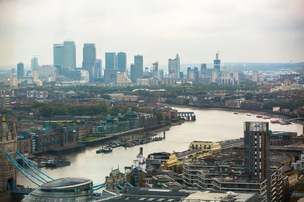 Canary Wharf, London. Egyesült Királyság — Stock Fotó