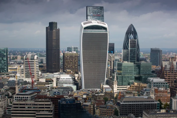 City of London vista aérea, Londres Reino Unido — Foto de Stock