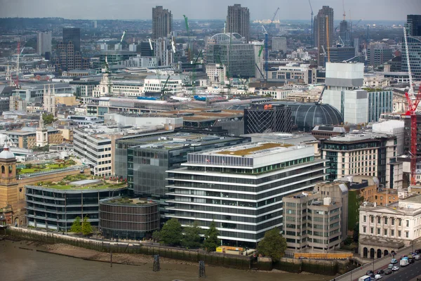 City of London aerial view, London UK — Stock Photo, Image