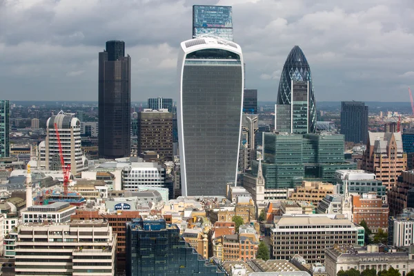 City of London aerial view, London UK — Stock Photo, Image