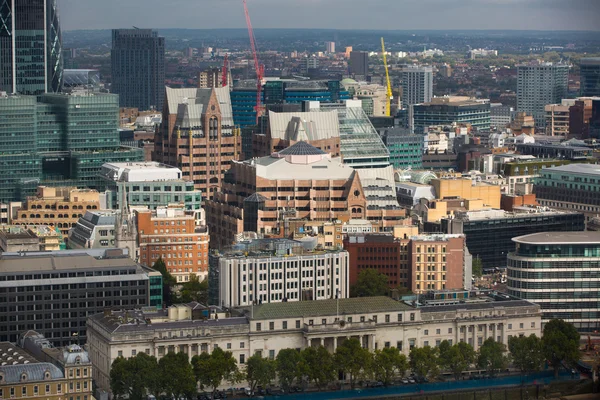 Luchtfoto van City of London, Londen Uk — Stockfoto