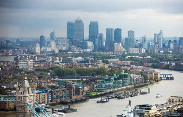 Canary Wharf, Londres. Reino Unido — Fotografia de Stock