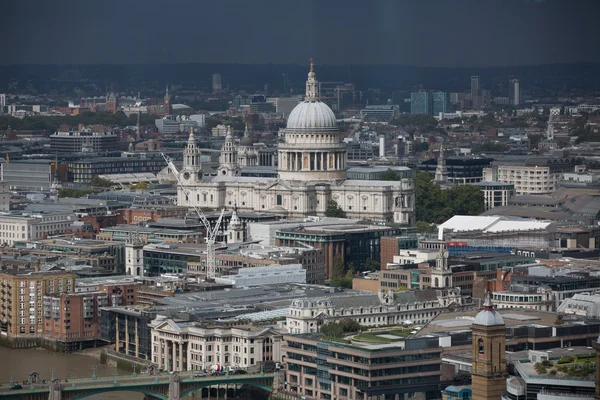 Katedrála svatého Pavla a City of London — Stock fotografie