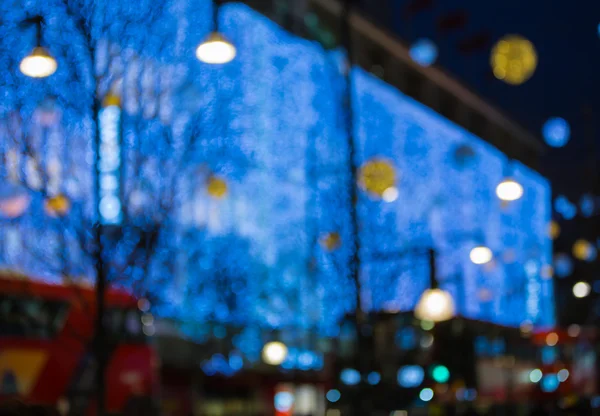 Luzes da cidade, imagem borrada para fundo — Fotografia de Stock