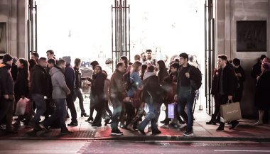  Oxford Street Noel ışıkları dekorasyon. Londra