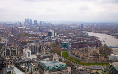 Londra şehri manzara 32 kat. Londra