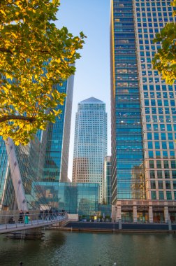 Canary Wharf, Londra. İngiltere