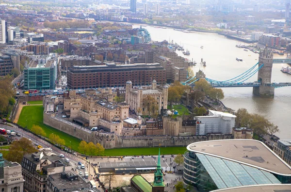 Vista da cidade de Londres a partir de 32 andares. Londres — Fotografia de Stock