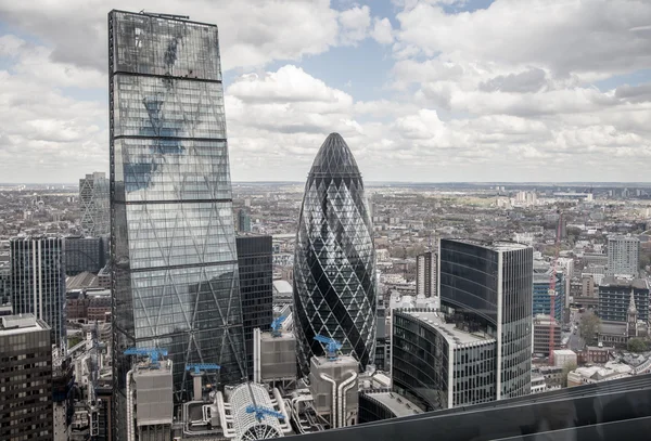 Orașul Londra vedere de la etajul 32. Londra — Fotografie, imagine de stoc