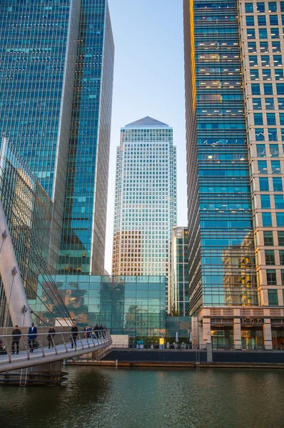 Canary Wharf, London. UK — Stock Photo, Image