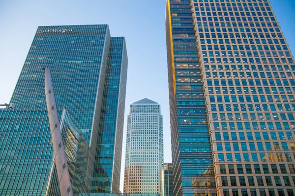 Canary Wharf, Londýn. Velká Británie — Stock fotografie