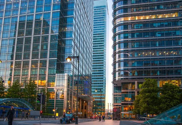 Canary Wharf, Londra. Regno Unito — Foto Stock