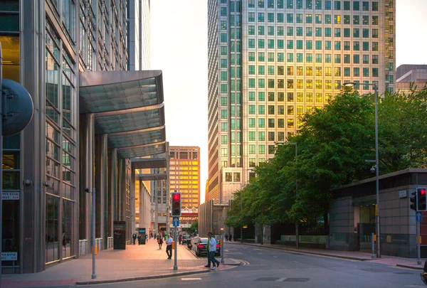 Το Canary Wharf, Λονδίνο. Ηνωμένο Βασίλειο — Φωτογραφία Αρχείου