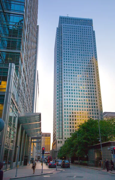 Canary Wharf, London. UK — Stock Photo, Image