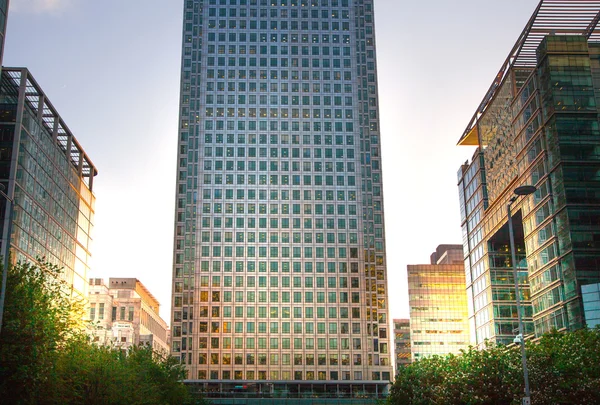 Canary Wharf, Londen. Verenigd Koninkrijk — Stockfoto