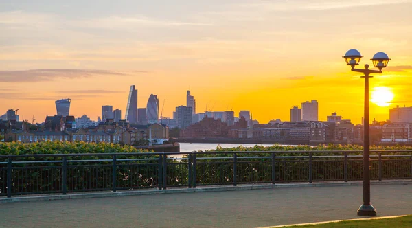 City of London view at duck — Stock Photo, Image