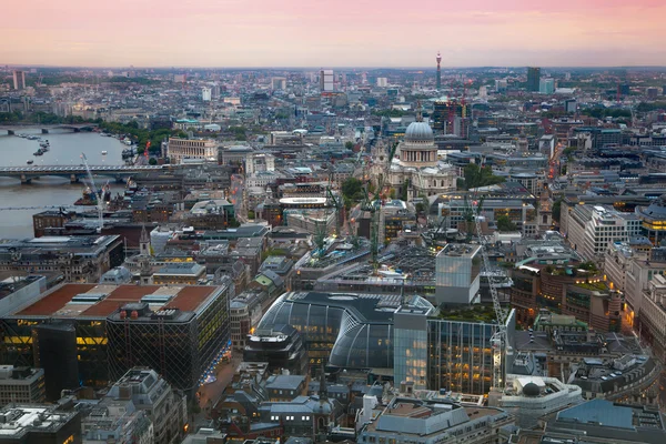 Cidade de Londres vista no pato — Fotografia de Stock