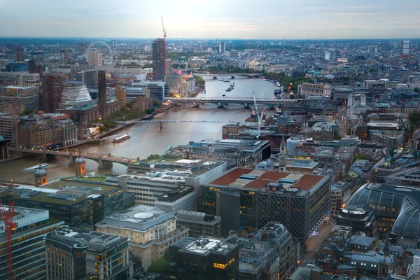 Cidade de Londres vista no pato — Fotografia de Stock