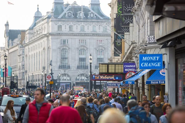 Piccadilly circus, Londres Royaume-Uni — Photo