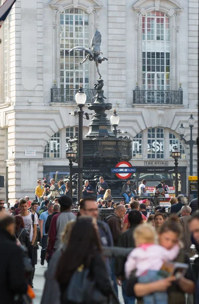 Piccadilly circus, Londen Uk — Stockfoto