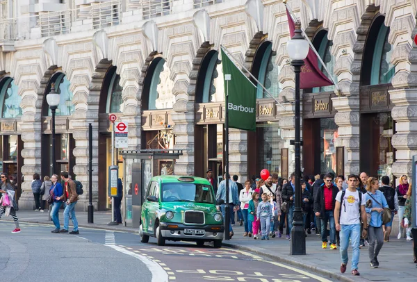 Regent street, Londra İngiltere — Stok fotoğraf