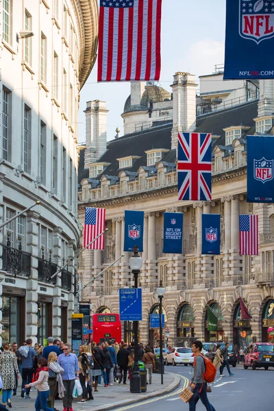 Regent street, Londres Reino Unido —  Fotos de Stock