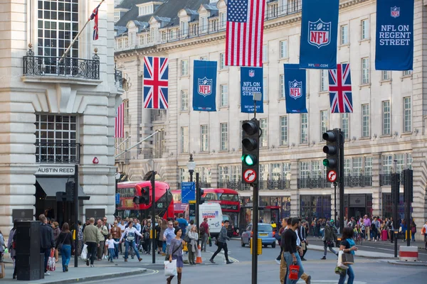 Regent street, Londra Regno Unito — Foto Stock