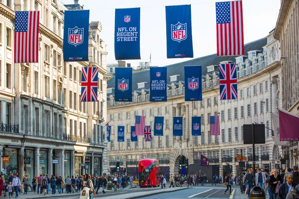 Regent street, London Uk — Stockfoto