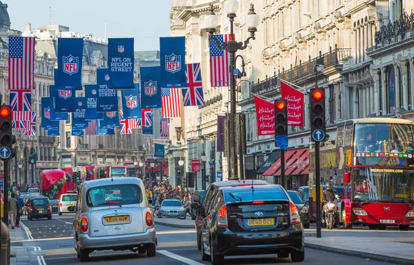 Regent street, Londres Reino Unido — Foto de Stock