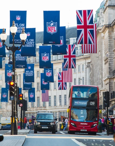 Regent street, Londýn Velká Británie — Stock fotografie