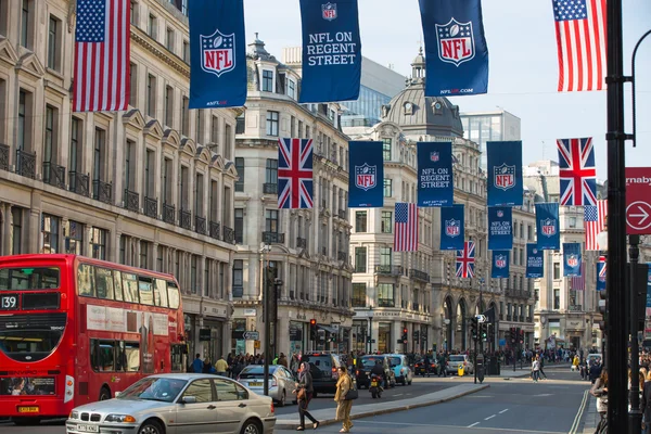 Regent street, London Uk — Stockfoto