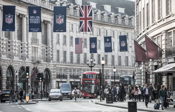 Regent street, London Uk — Zdjęcie stockowe