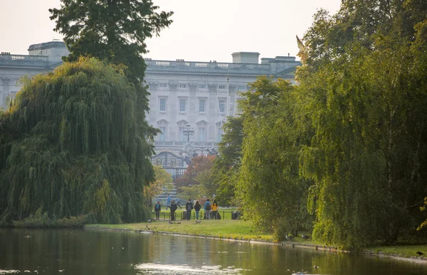 Buckinghamský palác. Londýn. — Stock fotografie