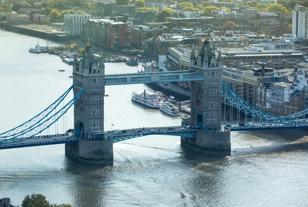 Letecký pohled na Londýn, Velká Británie — Stock fotografie