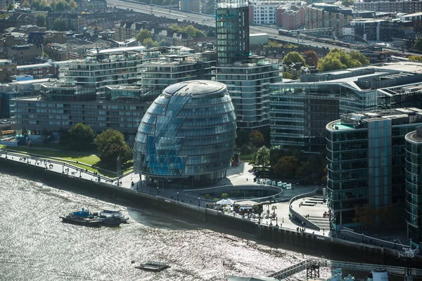 City of London vista aérea, Reino Unido — Foto de Stock