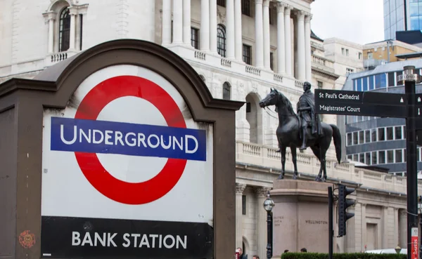 Banco de Inglaterra, Londres — Foto de Stock